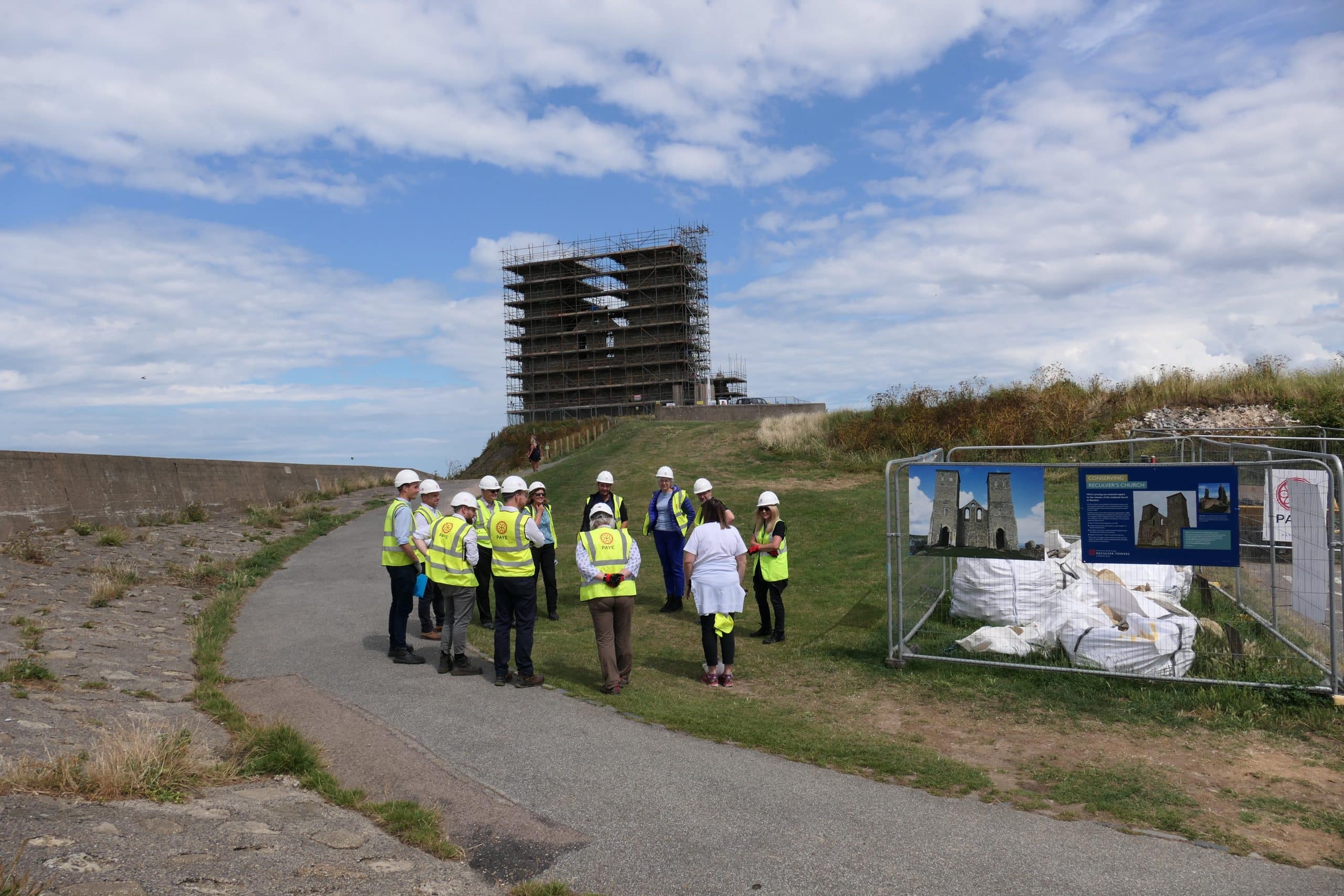 Site Tour CPD, Reculver Towers and Roman Fort